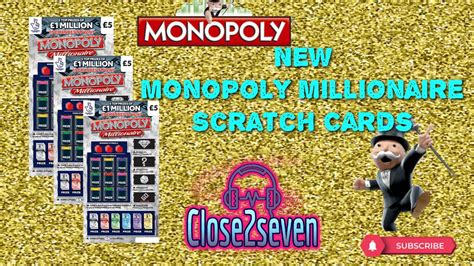monopoly millionaire scratchcard